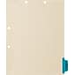 Medical Arts Press® Position 6 Colored Side-Tab Chart Dividers, Consult./Hosp. Reports, Med. Blue