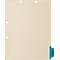 Medical Arts Press® Position 6 Colored Side-Tab Chart Dividers, Consult./Hosp. Reports, Med. Blue