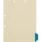 Medical Arts Press® Position 6 Colored Side-Tab Chart Dividers, Correspondence, Med. Blue