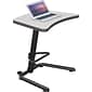 Balt Up-Rite Student Height Adjustable Sit/Stand Desk, Gray Nebula, 26" - 43"H x 26.6"W x 20"D