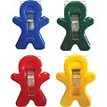 Magnet Man® Clip, 4-Pack, Assorted Colors
