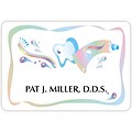 Custom Printed Medical Arts Press® Full-Color Dental Name Badges; Large, Graphic Tooth/Toothpaste