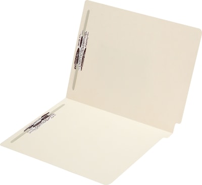 Medical Arts Press® Economy End-Tab File Folders, 2-Fasteners, Letter, Manila, 50/Bx (52385)