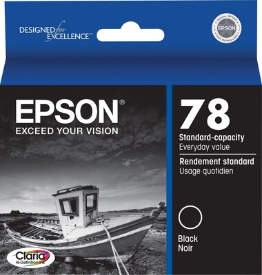 Epson T78 Black Standard Yield Ink Cartridge   (T078120)