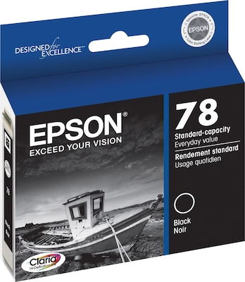 Epson T78 Black Standard Yield Ink Cartridge   (T078120)