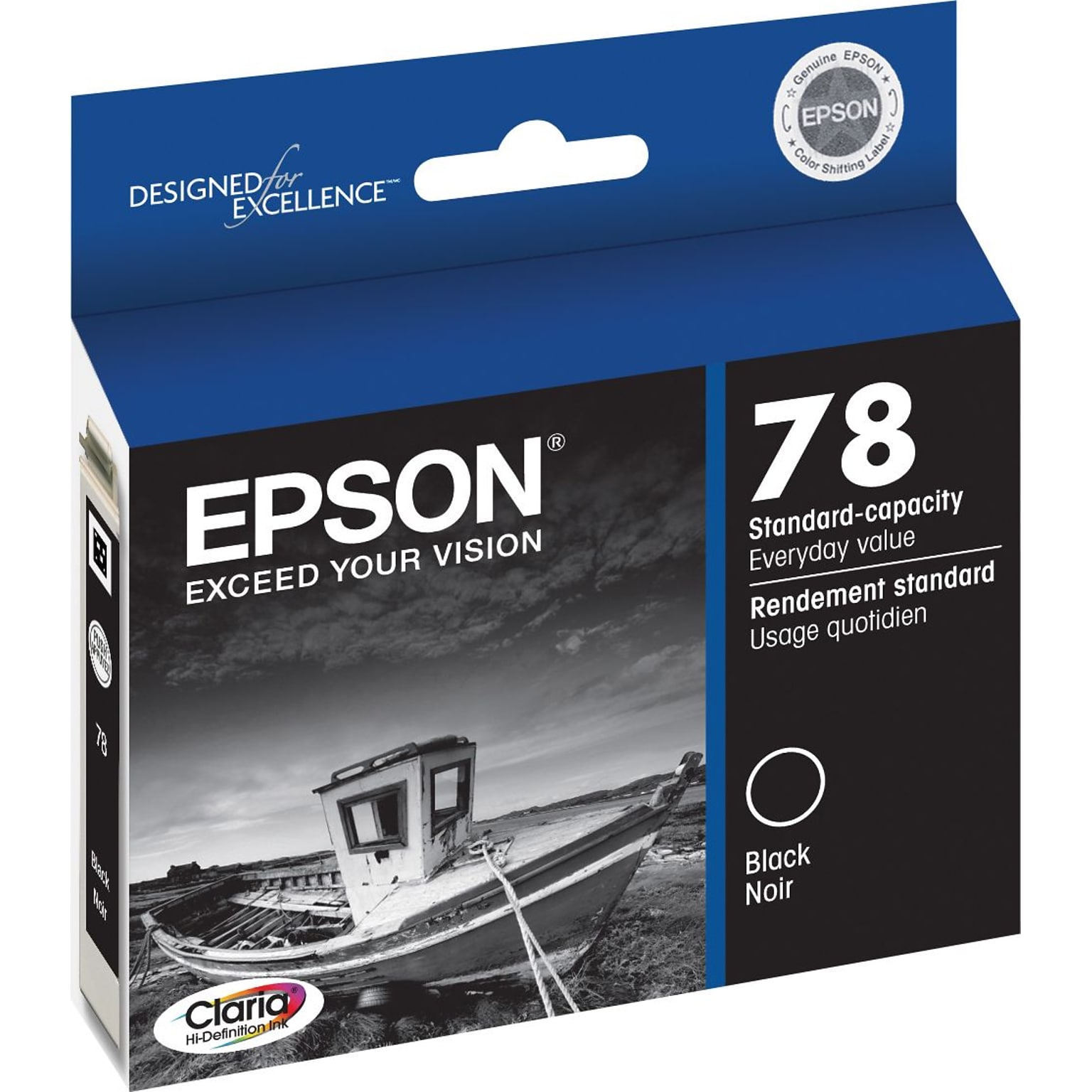 Epson T78 Black Standard Yield Ink Cartridge   (T078120)