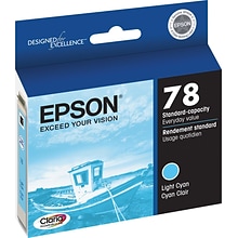 Epson T78 Light Cyan Standard Yield Ink Cartridge