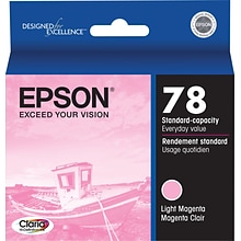 Epson T78 Light Magenta Standard Yield Ink Cartridge