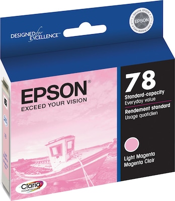 Epson T78 Light Magenta Standard Yield Ink Cartridge