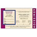 Medical Arts Press® Dual-Imprint Peel-Off Sticker Appointment Cards; Premium, Reserved Seating