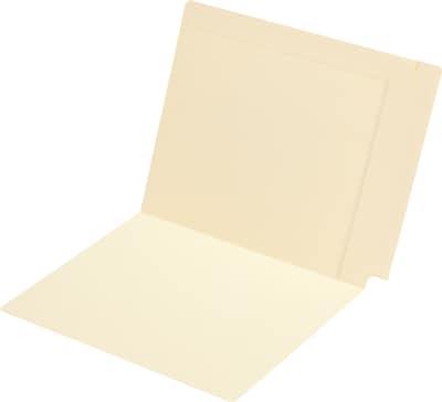 Medical Arts Press® Heavy-Duty Reinforced End-Tab Folders, Letter, Manila, 50/Bx (52395)