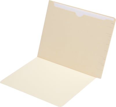 Medical Arts Press® End-Tab Folders with Full Back Pocket; 1-Pocket