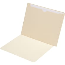 Medical Arts Press® End-Tab Folders with Full Back Pocket; 1-Pocket