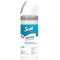 SCOTT® 24 Hour Sanitizing Wipes, White, 50/Canister