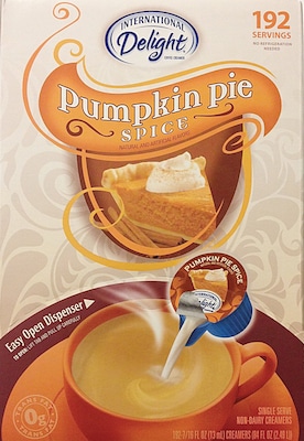 International Delight single Servings Pumpkin Pie Spice Creamer Cups, 192/Carton (1233852)
