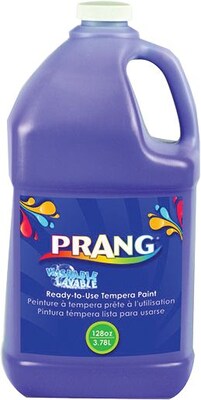 Prang Washable Tempera Paint, Violet, 128 oz. (10606)