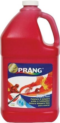 Prang Washable Tempera Paint, Red, 128 oz. (10601)