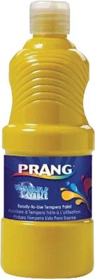 Prang Washable Tempera Paint, Yellow, 16 oz. (10703)