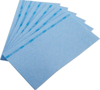 Chix® Foodservice Towels, Blue/Blue, 13x24", 150/Case