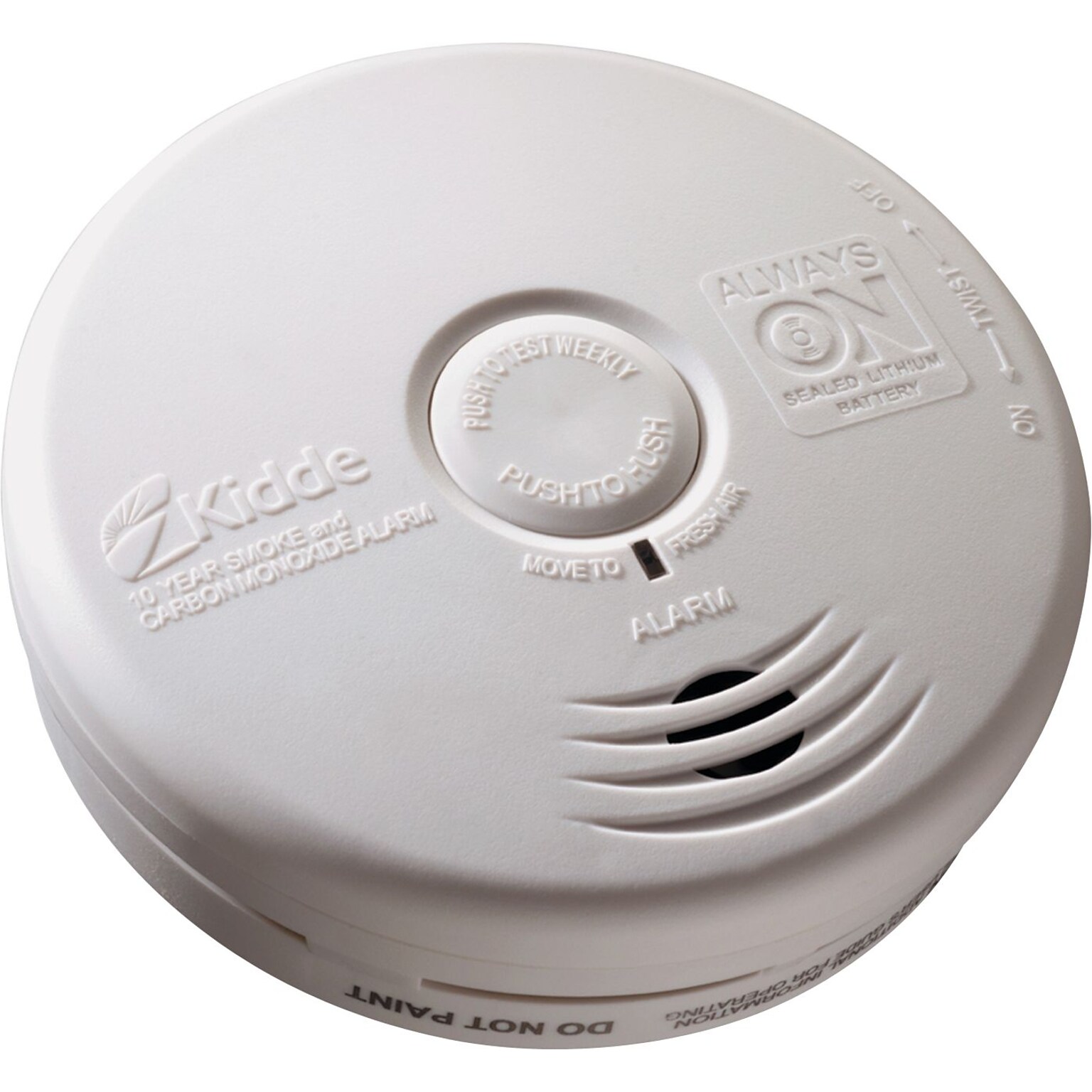 Kidde Kitchen Smoke and Carbon Monoxide Sealed Battery Alarm, Lithium-Ion Battery, Each (21010071)