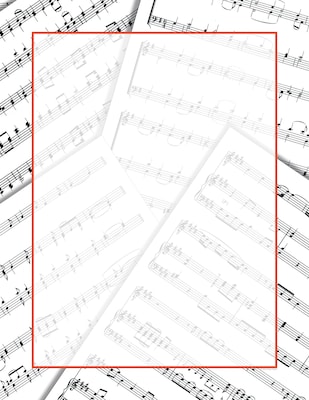 Great Papers® Sheet  Music Letterhead, 80/Pack