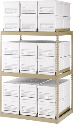 Edsal® Rivet Lock Storage Rack; 60Hx42Wx30D, 36-Box Capacity