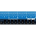 Victor Technology Easy Read Stainless Steel Ruler, Standard/Metric, 18, Blue
