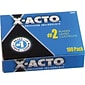 X-Acto #2 Bulk Pack Replacement Blade for X-Acto Knives, 100/Box (X602)