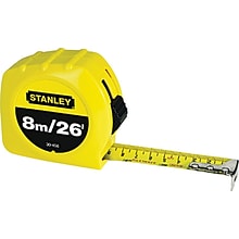 Stanley® Tape Rules, 1 x 26ft Blade, 8m