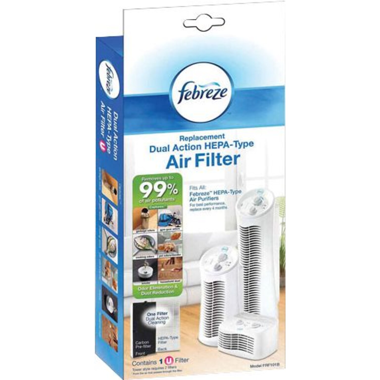 Febreze Dual Action HEPA Air Purifier Filter (FRF101B)