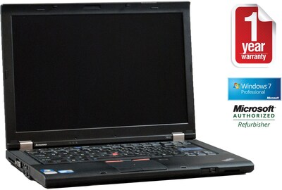 Lenovo T410 14.1 Refurbished Laptop, with Intel, 4GB Memory, 256GB Hard Drive