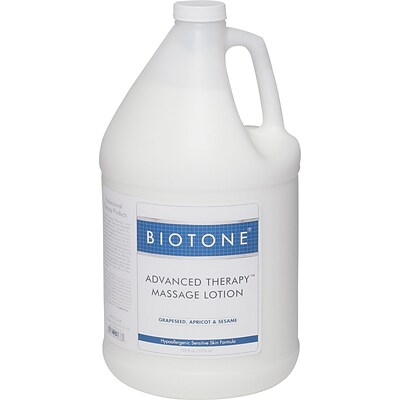 Biotone® Advanced Therapy™ Massage Lotion; 1 Gallon, 4/Case