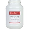 Biotone Healthy Benefits Massage Creme, Tea Scent, 1 Gallon Jar, 6/Case (HBBC1GCS)