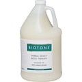 Biotone Herbal Select Body Therapy Massage Oil, Herbal Scent, 1 Gallon Bottle, 6/Case (HSBO1GCS)