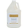 Biotone True Balance Massage Gel, Low Odor Scent, 1 Gallon Bottle, 6/Case (TBG1GCS)