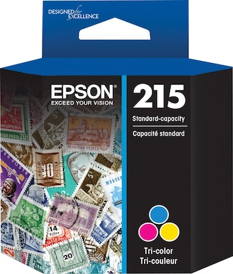 Epson T215 Tri-Color Standard Yield Ink   Cartridge