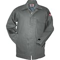 Workrite® Walls® 10 oz. Fire Resistant 4-Pocket Long Chore Coat, Gray, Medium
