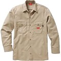 Workrite® Dickies® 7 oz. Amtex™ Flame Resistant 2-Pocket Regular Work Shirt, Khaki, Large