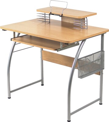 Lorell Upper Shelf Laminate Computer Desk