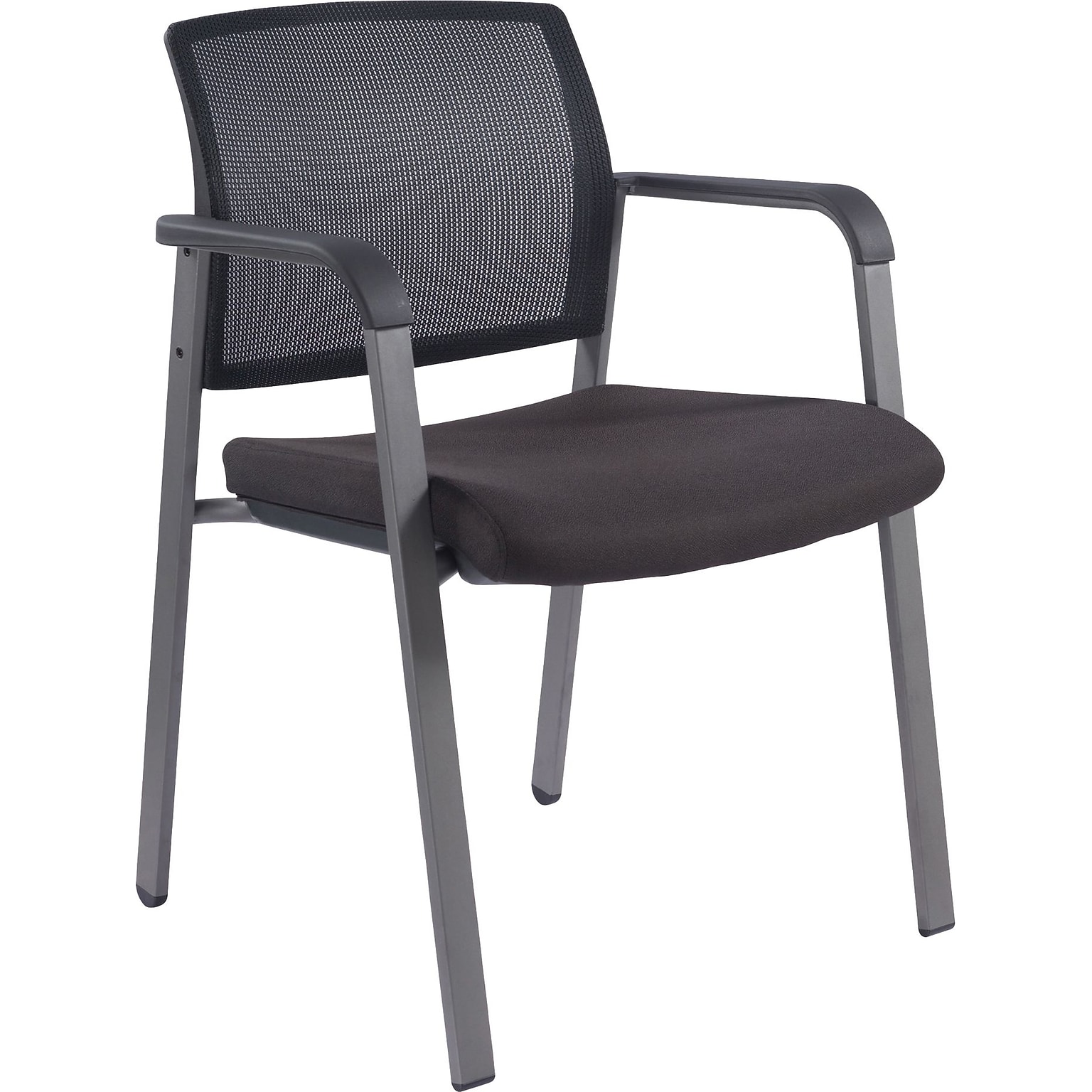 Lorell Mesh Back Guest Chair, 22.9W x 22.6D x 32.1H, Black (LLR30956)
