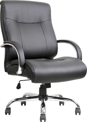 Lorell Leather Deluxe Big & Tall Chair