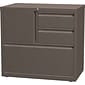 Lorell 30" Personal Storage Center Lateral File, Medium Tone