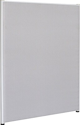 Lorell Fabric Partition Panel, 48.4W x 71H, Gray (LLR90251)