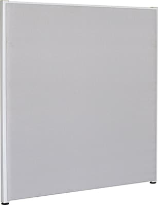 Lorell Fabric Partition Panel, 48.8W x 60H, Gray (LLR90256)