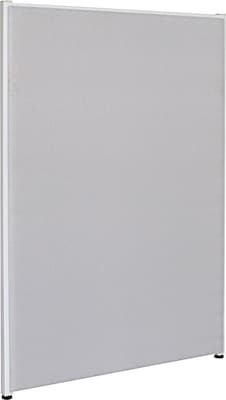 Lorell Fabric Partition Panel, 36.4W x 60H, Gray (LLR90257)