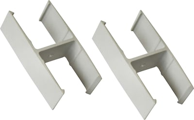 Lorell Straight Panel Connectors, Gray (LLR90259)