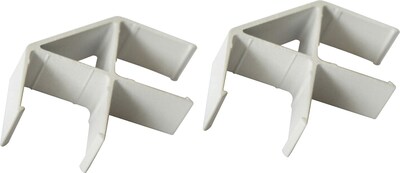 Lorell 90-Degree Panel Connectors, Gray (LLR90260)