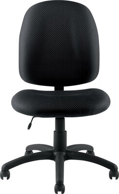 Offices To Go® Fabric Armless Task Chair, Black (OTG11650-QL10)