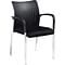 Global Offices To Go Fabric Guest Chair, Black, 2/Carton (TDOTG11740B)