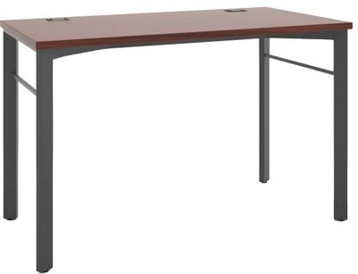 HON Manage Table Desk, 48"W x 23-1/2"D, Chestnut Laminate, Ash Finish (BSXMNG48WKSLC) NEXT2019 NEXTExpress
